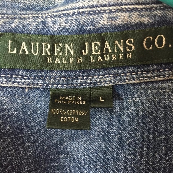 Lauren Jeans Co chambray - Picture 3 of 4